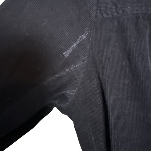 A.P.C. Justine Navy Corduroy Straight Leg Belted Long Sleeve Jumpsuit Size 2 - Picture 14 of 16